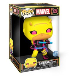 Funko Pop! Jumbo - Daredevil 'Blacklight' (Yellow/Red suit) #1358