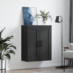 vidaXL Wandkast 69,5x34x90 cm bewerkt hout zwart