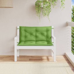 vidaXL Tuinbankkussens 2 st 100x50x7 cm stof gemêleerd groen