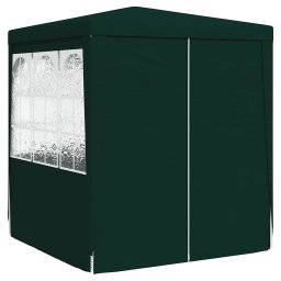 vidaXL Partytent met zijwanden professioneel 90 g/m² 2x2 m groen