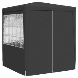 vidaXL Partytent met wanden professioneel 90 g/m² 2,5x2,5 m antraciet