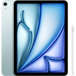 Apple iPad Air (2024) 11 inch 1TB Wifi + 5G Blauw + Apple Pencil Pro