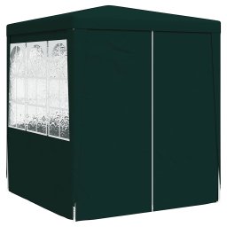 vidaXL Partytent met zijwanden professioneel 90 g/m² 2,5x2,5 m groen