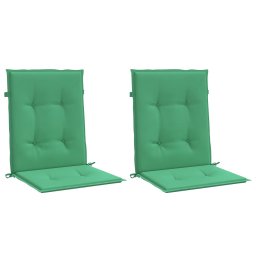 vidaXL Tuinstoelkussens lage rug 2 st 100x50x3 cm oxford stof groen