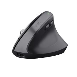 Trust BAYO+ ERGONOMIC WIRELESS MOUSE Muis Zwart
