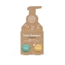 The Green Lab Co. Navul Set Schuimende Shampoo Tabletten - Munt & Kamille