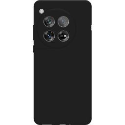 Just in Case Soft Design OnePlus 12 Back Cover Zwart