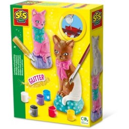 SES - Gieten en Schilderen Glitter Kat