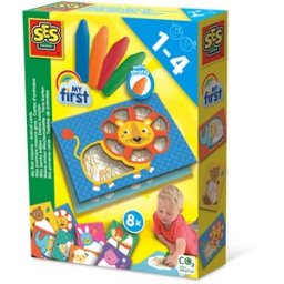 SES - My First Krijtjes Dieren Kaarten