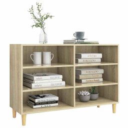 vidaXL Dressoir 103,5x35x70 cm bewerkt hout sonoma eikenkleurig