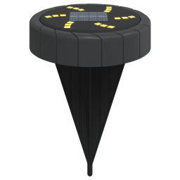 vidaXL Grondlampen 4 st solar met grondpennen warmwit