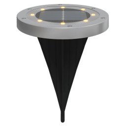 vidaXL Grondlampen 12 st solar met grondpennen warmwit