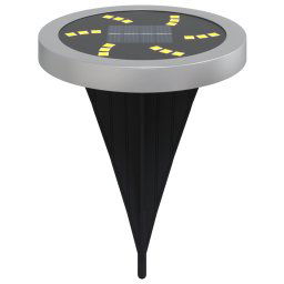 vidaXL Grondlampen 4 st solar met grondpennen warmwit