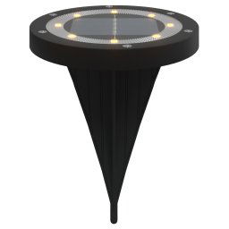vidaXL Grondlampen 12 st solar met grondpennen warmwit