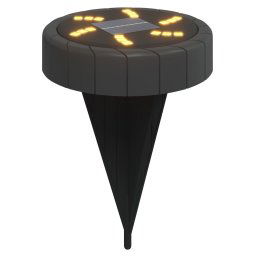 vidaXL Grondlampen 12 st solar met grondpennen warmwit