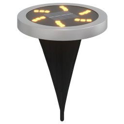vidaXL Grondlampen 12 st solar met grondpennen warmwit