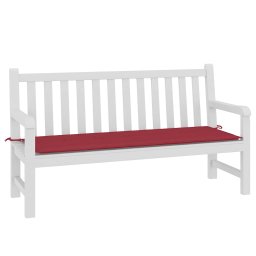 vidaXL Tuinbankkussen 150x50x3 cm oxford stof wijnrood