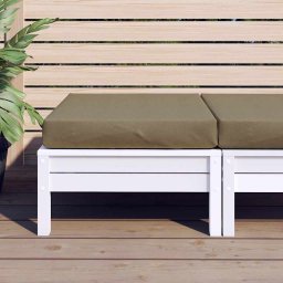 vidaXL Palletkussen 60x60x9,5 cm stof gemêleerd taupe