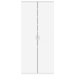 vidaXL Schoenenkast 80x39x178 cm bewerkt hout wit