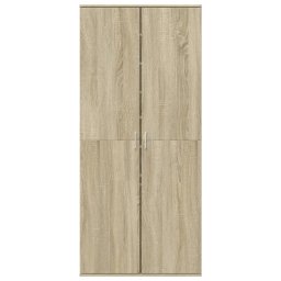 vidaXL Schoenenkast 80x39x178 cm spaanplaat sonoma eikenkleurig
