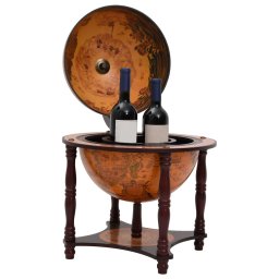 vidaXL Globebar massief eucalyptushout bruin
