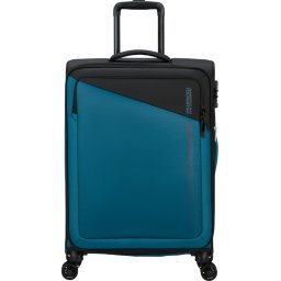 American Tourister Daring Dash Expandable Spinner 66cm Black/Blue
