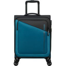 American Tourister Daring Dash Expandable Spinner 55cm Black/Blue
