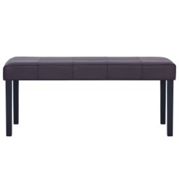 vidaXL Bankje 106 cm kunstleer bruin