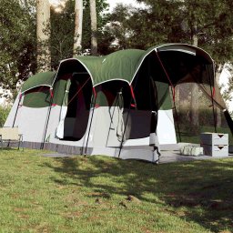vidaXL Tunneltent 8-persoons waterdicht groen