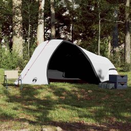 vidaXL Koepeltent 4-persoons waterdicht verduisterend stof wit