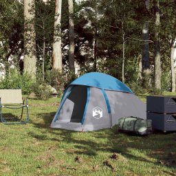 vidaXL Koepeltent 1-persoons waterdicht blauw