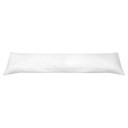 vidaXL Zijslaapkussen 40x145 cm wit