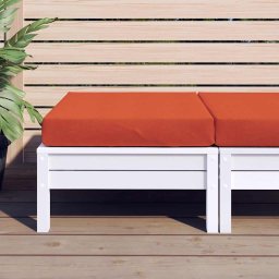vidaXL Palletkussen 60x60x9,5 cm stof gemêleerd rood