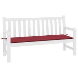 vidaXL Tuinbankkussen 200x50x3 cm oxford stof wijnrood
