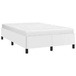 vidaXL Bedframe kunstleer wit 120x200 cm