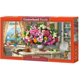 Summer Flowers and Cup of Tea Puzzel (4000 stukjes)