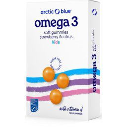 Arctic Blue Omega 3 Soft Gummies Kids - Strawberry Citrus