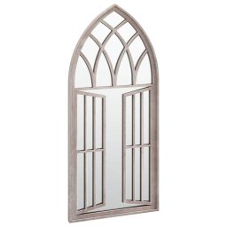 vidaXL Spiegel 100x45 cm ijzer zandkleurig