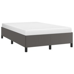 vidaXL Bedframe kunstleer grijs 120x200 cm
