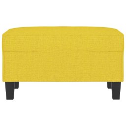 vidaXL Voetenbank 70x55x41 cm stof lichtgeel