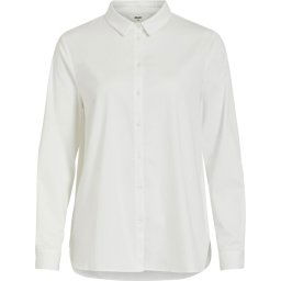 Object Maat 40 - Blouse Objroxa L/s Loose Shirt Noos 23032978 White Dames