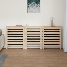 vidaXL Radiatorombouw 210x21x85 cm massief grenenhout