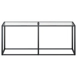 vidaXL Wandtafel 180x35x75,5 cm gehard glas transparant
