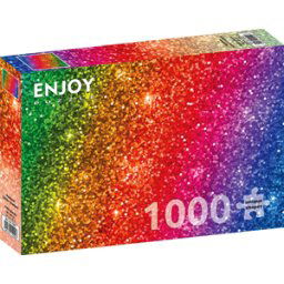 Rainbow Glitter Gradient Puzzel (1000 stukjes)