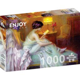 Reading at Lamp Light Puzzel (1000 stukjes)