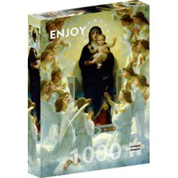 William Bouguereau - The Virgin with Angels Puzzel (1000 stukjes)