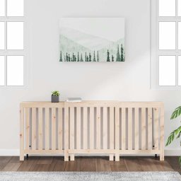 vidaXL Radiatorombouw 210x21x85 cm massief grenenhout