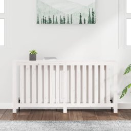 vidaXL Radiatorombouw 169x19x84 cm massief grenenhout wit