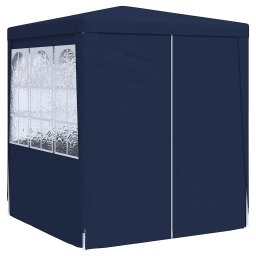 vidaXL Partytent met zijwanden professioneel 90 g/m² 2x2 m blauw