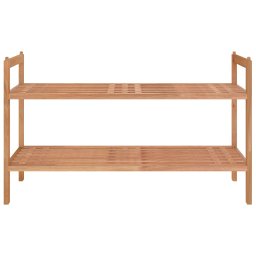 vidaXL Schoenenrek 69x27x41 cm massief walnotenhout